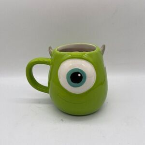 Disney Monsters Inc Mike Wazowski Mug Coffee 20 Oz. Ceramic 3D Figural Green